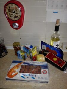 Ingredientes pasta negra