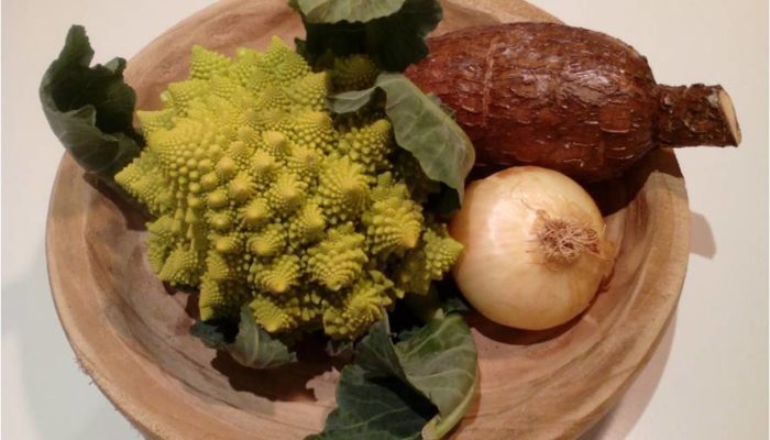 Romanescu Yuca y Cebolla