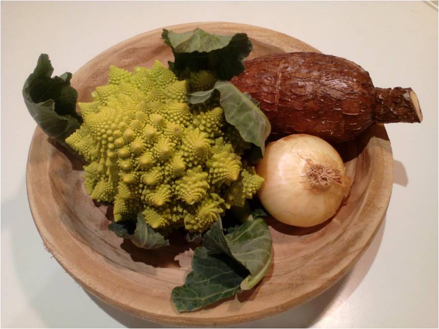 Romanescu Yuca y Cebolla