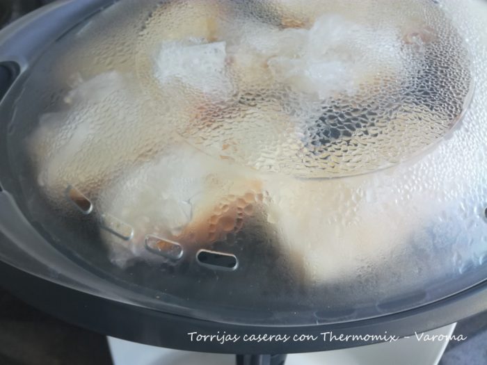 Torrijas caseras con Thermomix - Varoma