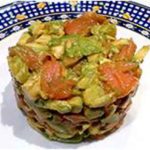 tartar de salmon ahumado con aguacate