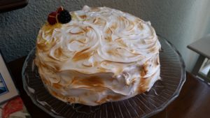 Tarta de merengue y limón