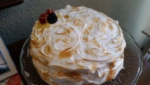 tarta de merengue y limón