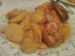 pechuga de pollo alhorno