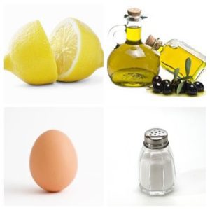 matonesa casera aceite limón huevo sal