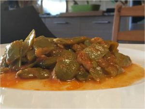 judias verdes con tomate en thermomix