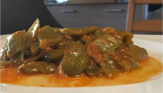 judias verdes con tomate en thermomix