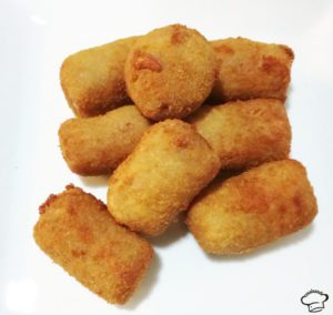 croquetas de morcilla de burgos hechas con thermomix