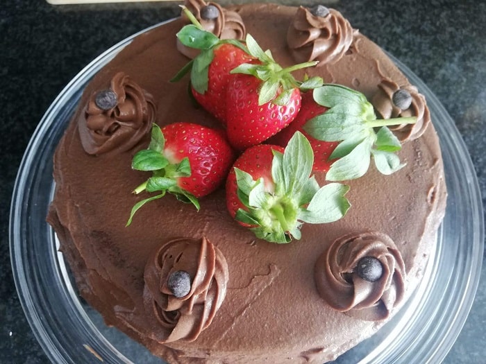 Tarta de chocolate con trufa