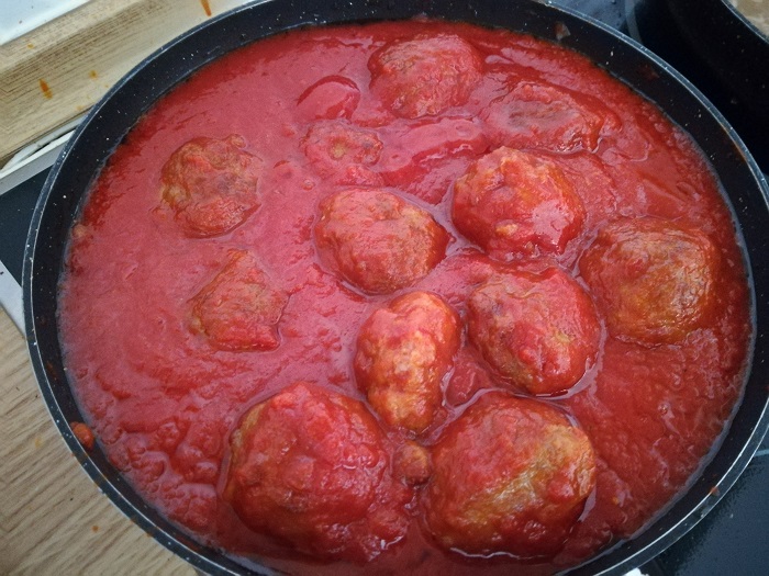 albondigas de tomate