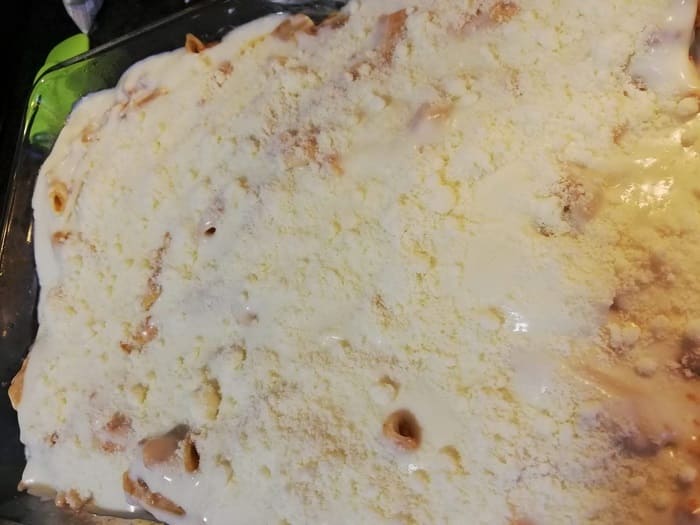 macarrones con bechamel para hornear