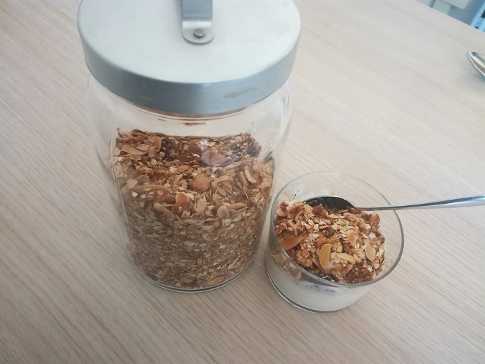 tentempies saludable granola casera