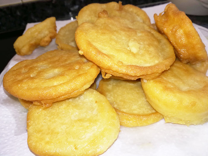 buñuelos caseros recientes