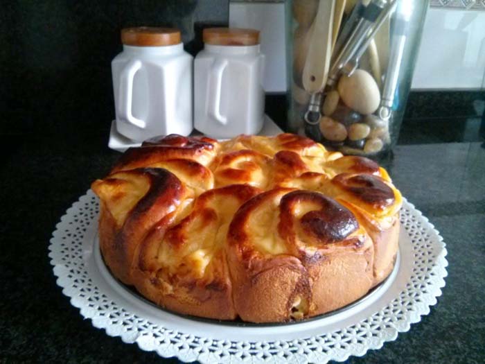 chinois de crema pastelera