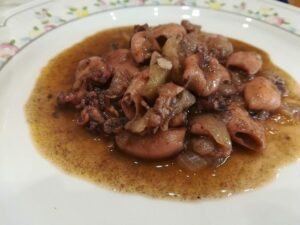 chipirones encebollados hechos en thermomix