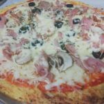 pizza con base de coliflor