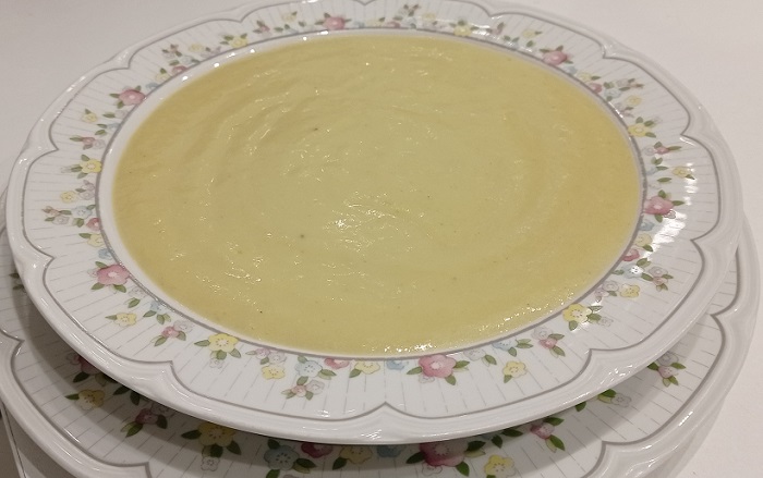 crema de apio y puerro