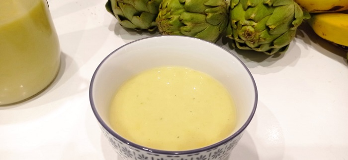 crema de apio y puerro