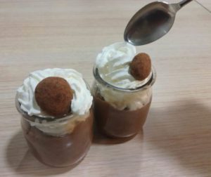 yogur chocolate y nata