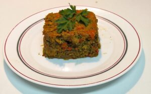 verduras con brócoli sustituyendo el cuscús