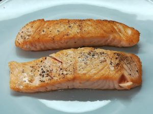 lomos de salmon a la plancha