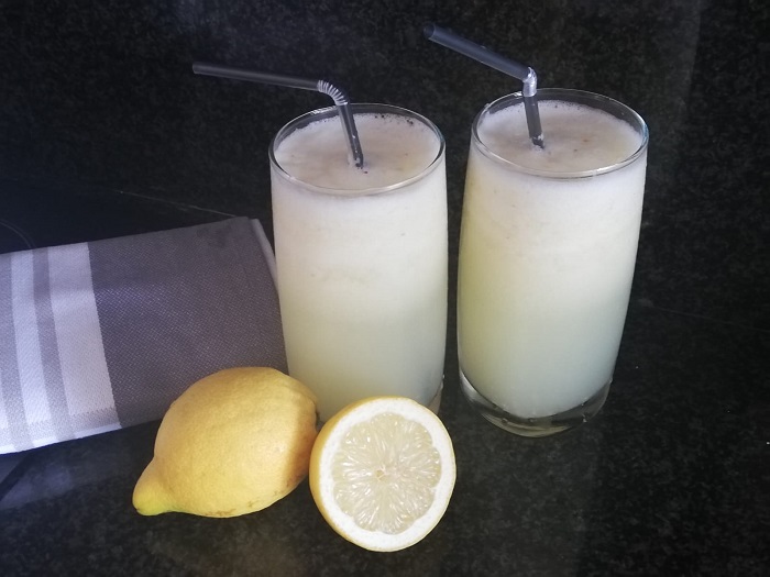 Granizado de limon casero