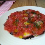 Pulpo con tomate y aceite de oliva