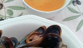 Mejillones con romesco - Musclos amb romesco