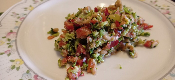 ensalada de verduras picadas