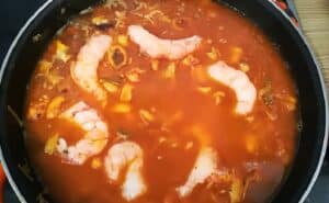 como preparar fideuá de pescado paso a paso