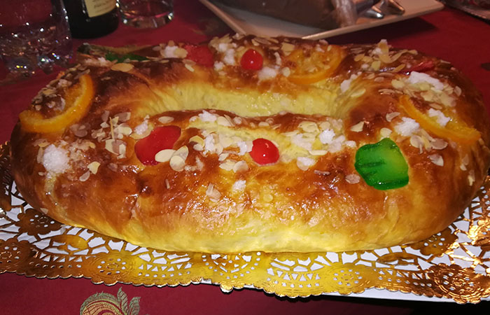 roscon navideño hecho con thermomix