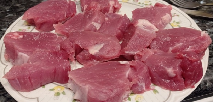 filetes de solomillo de cerdo