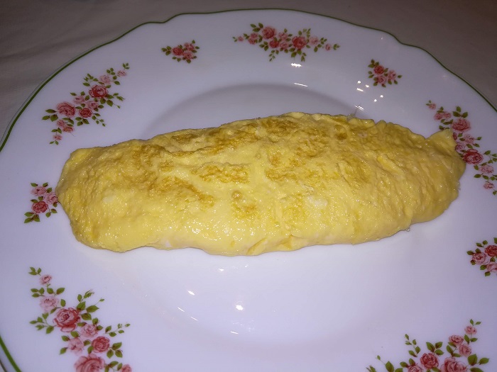 tortilla de dos huevos