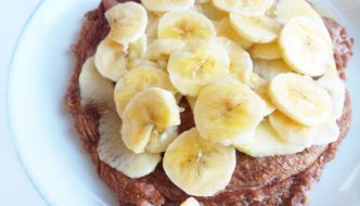 tortitas de avena con frutas